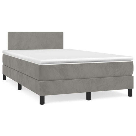 Kontinentalseng Med Madras 120x190 Velour - Hovedbillede