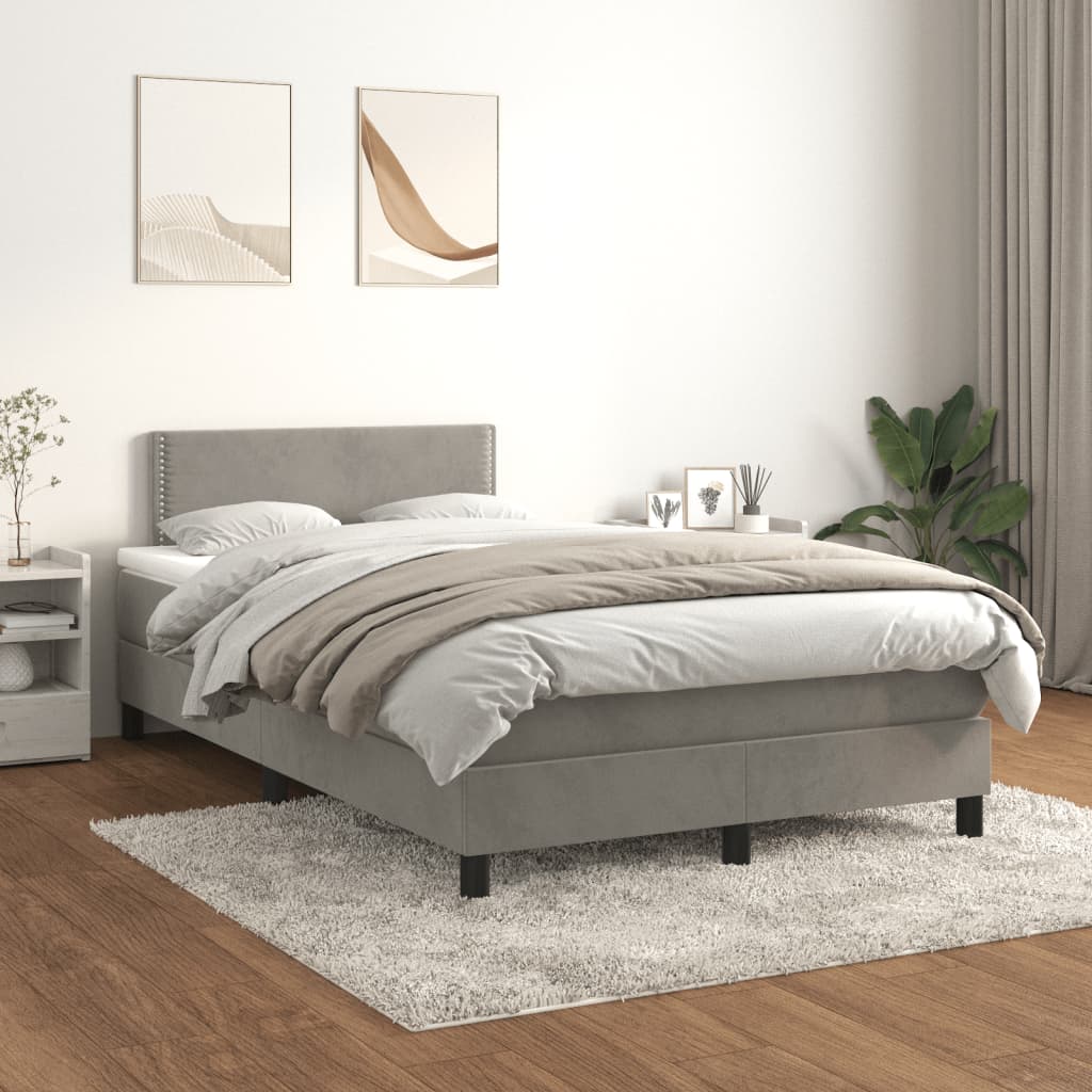 Kontinentalseng Med Madras 120x190 Velour - Billede 3