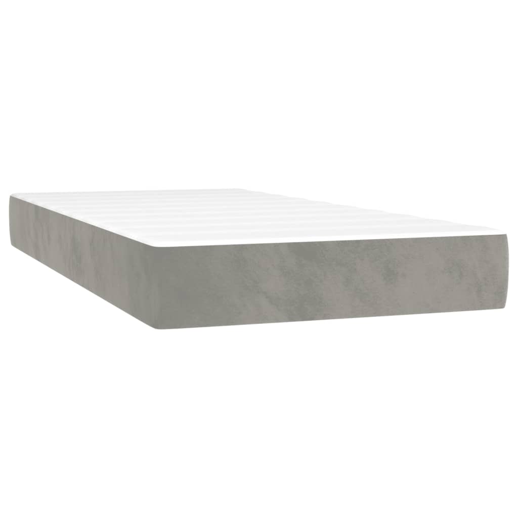 Kontinentalseng Med Madras 120x190 Velour - Billede 5