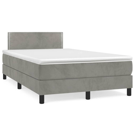 Kontinentalseng Med Madras 120x190 Velour - Hovedbillede