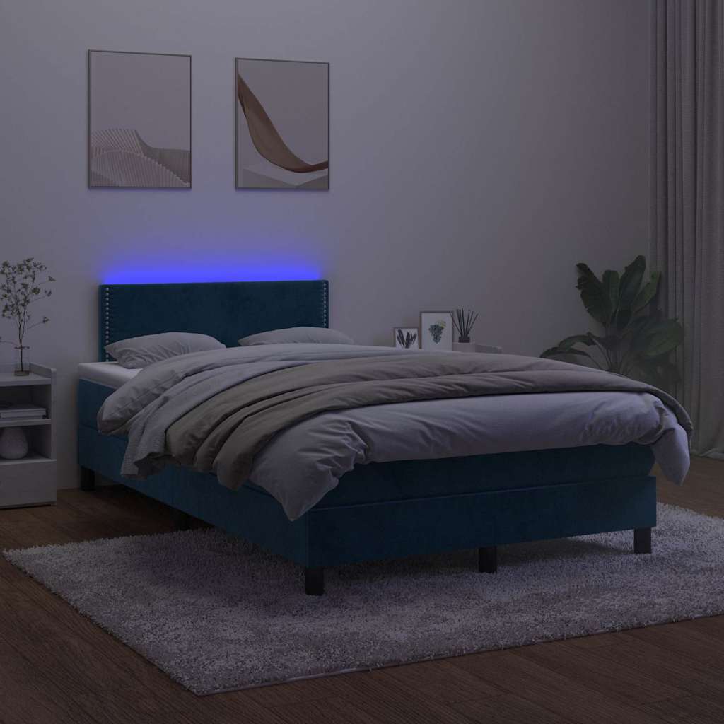 Kontinentalseng Med Led-lys Velour