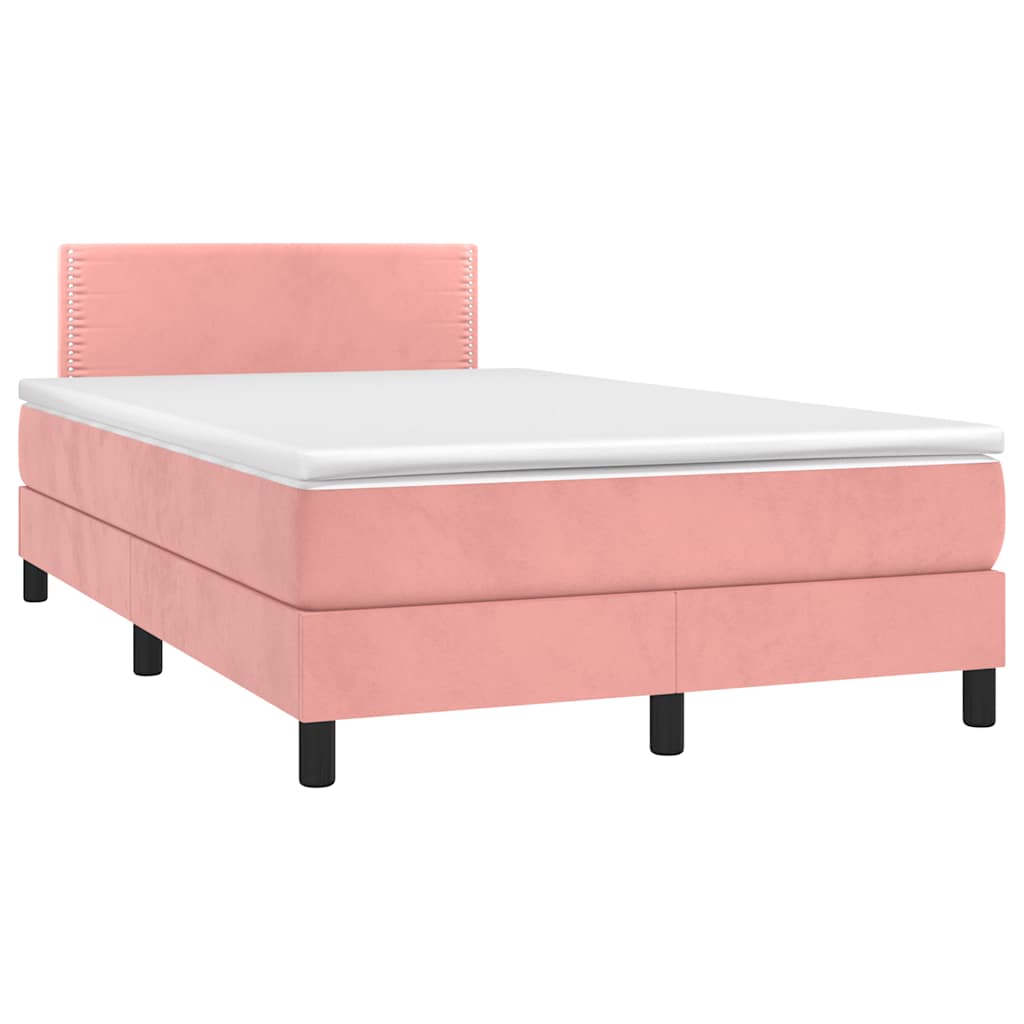 Kontinentalseng Med Madras Velour Lyserød variant