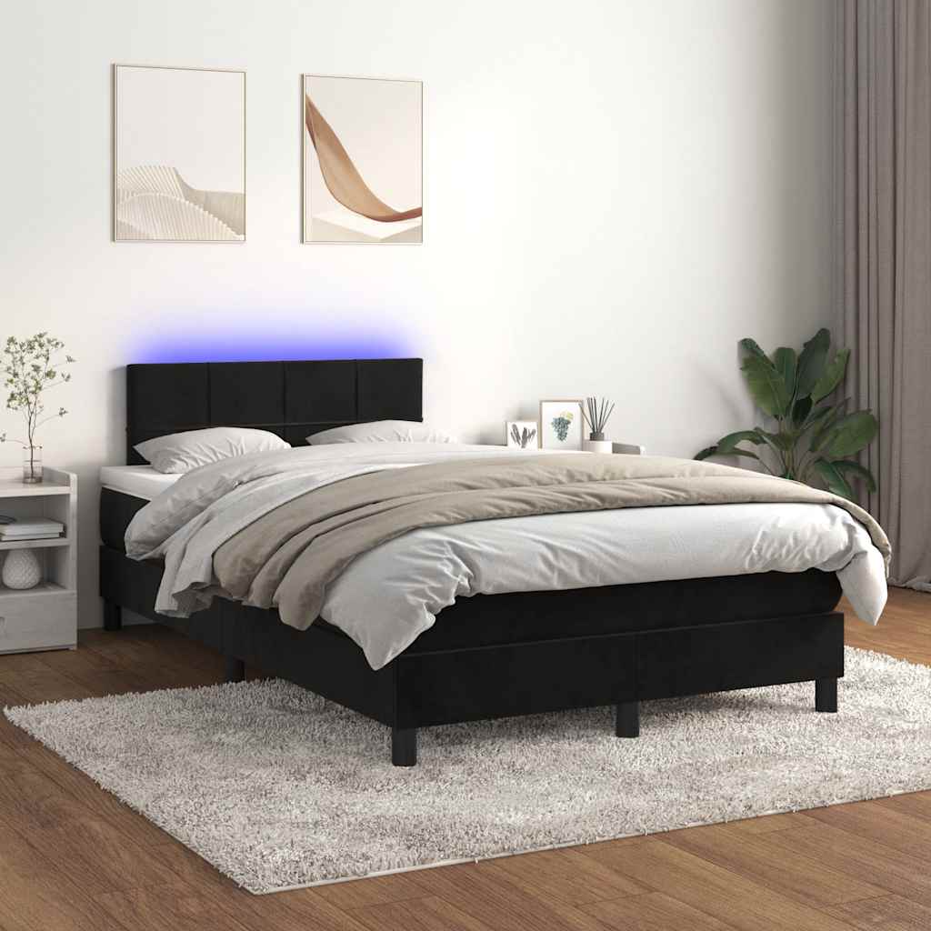 Kontinentalseng Med Madras Og Led-lys Velour - Billede 5
