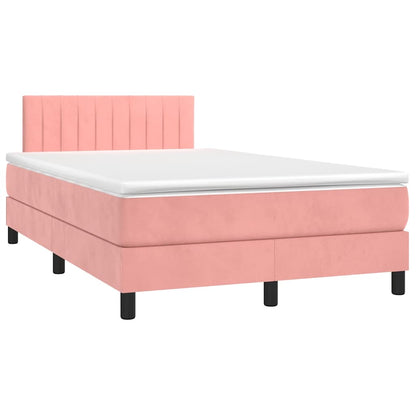 Kontinentalseng Med Madras Velour Lyserød variant