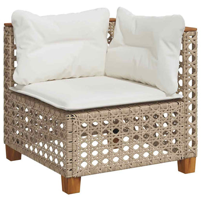 Sofasæt Til Haven 5 Dele Med Hynder Polyrattan - Billede 3