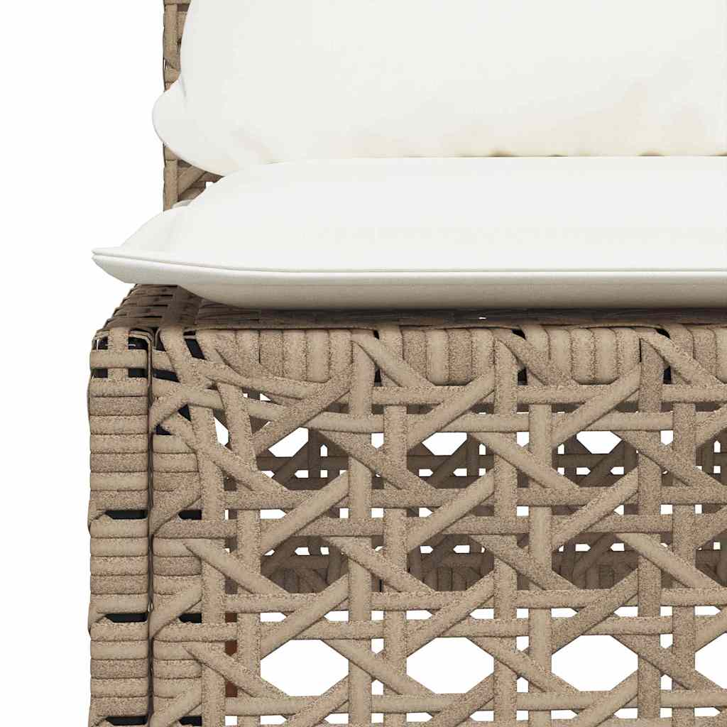 Sofasæt Til Haven 5 Dele Med Hynder Polyrattan - Billede 5