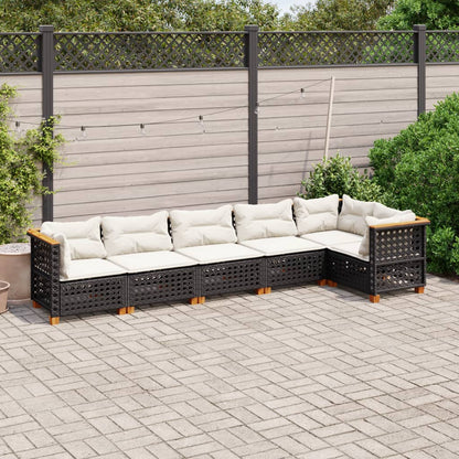 Sofasæt Til Haven 6 Dele Med Hynder Polyrattan - Variant 3261848