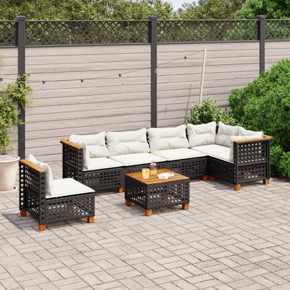 Sofasæt Til Haven 7 Dele Med Hynder Polyrattan - Variant 3261878