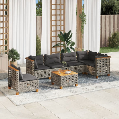 Sofasæt Til Haven 7 Dele Med Hynder Polyrattan - Variant 3261879