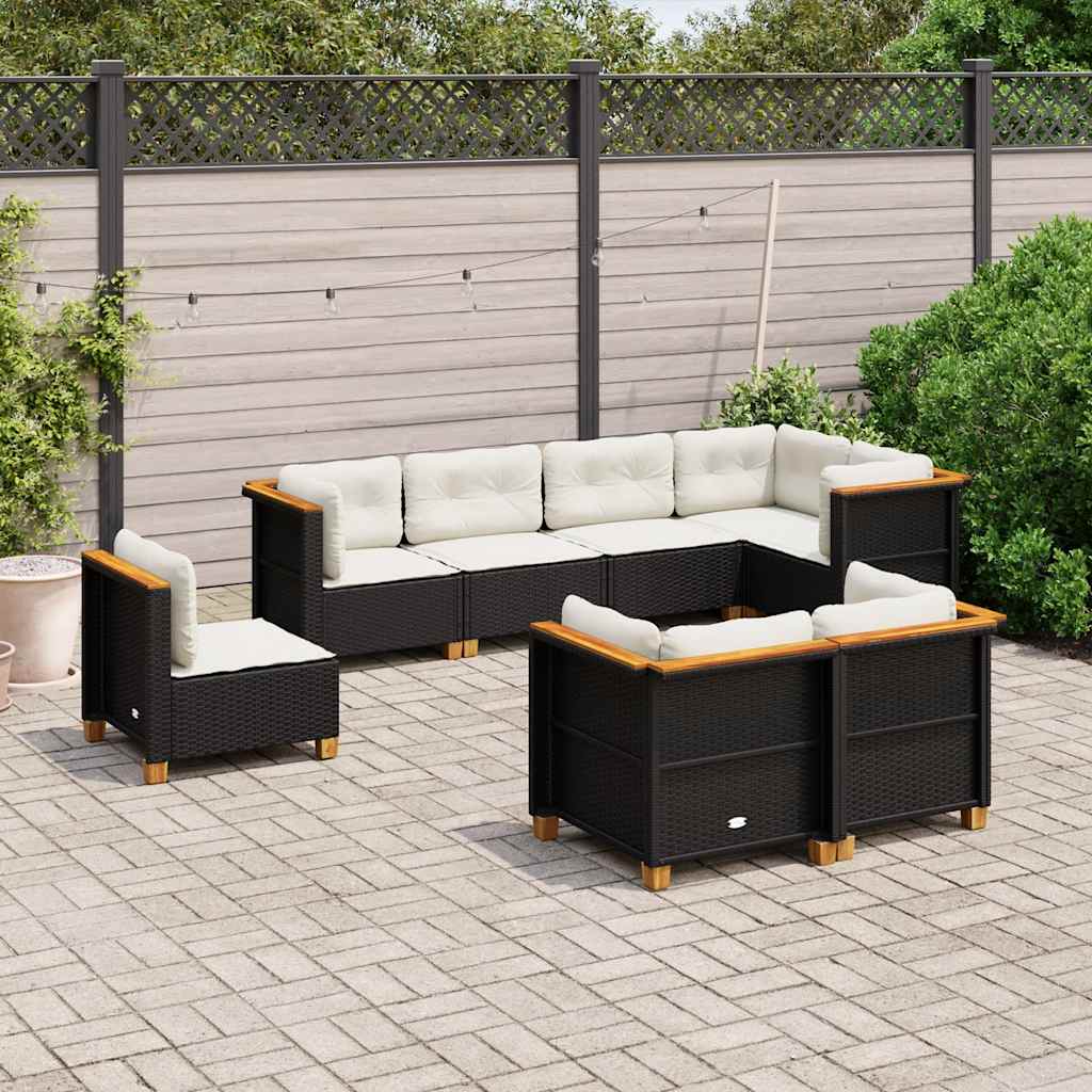 Sofasæt Til Haven 8 Dele Med Hynder Polyrattan - Variant 3261899