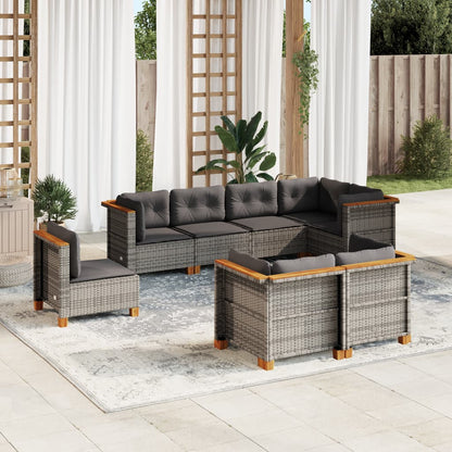 Sofasæt Til Haven 8 Dele Med Hynder Polyrattan - Variant 3261900