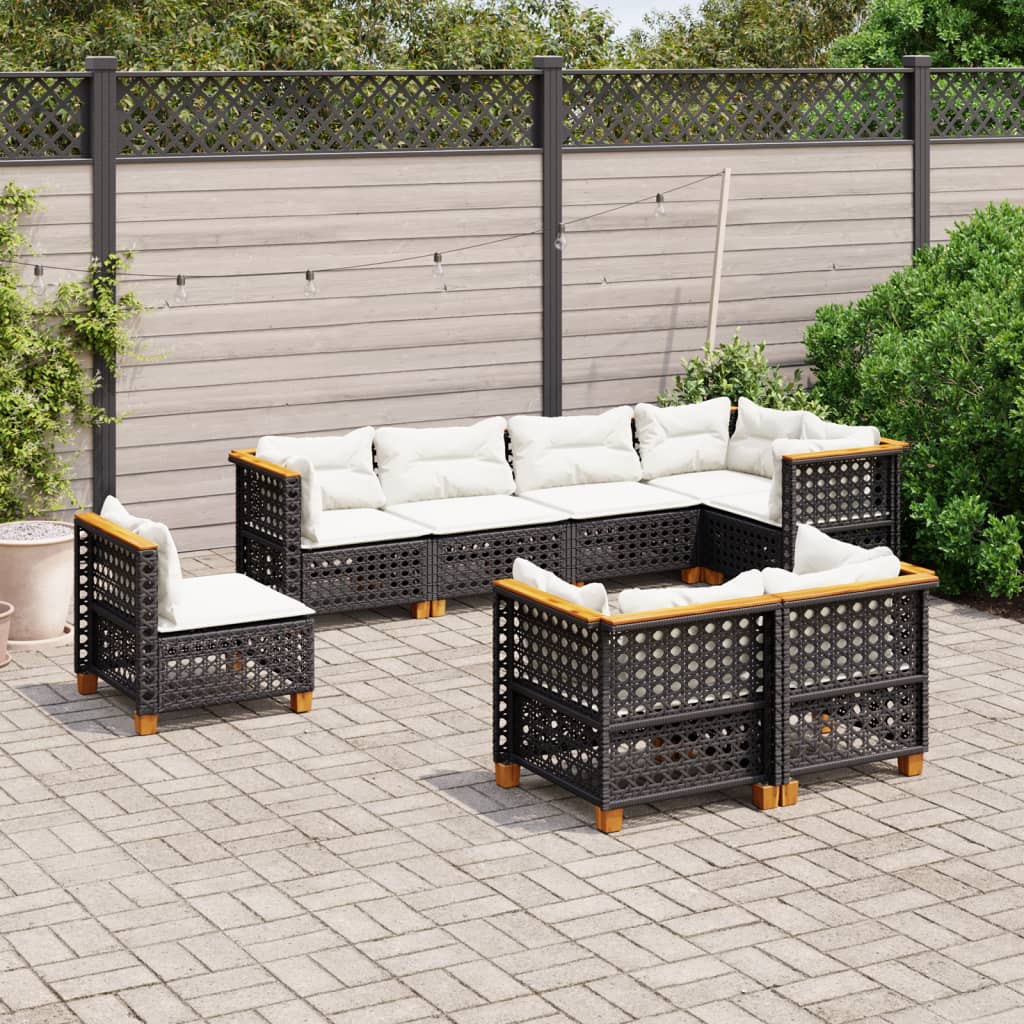 Sofasæt Til Haven 8 Dele Med Hynder Polyrattan - Variant 3261902