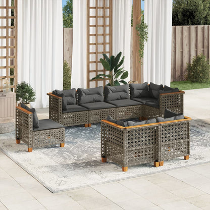 Sofasæt Til Haven 8 Dele Med Hynder Polyrattan - Variant 3261903