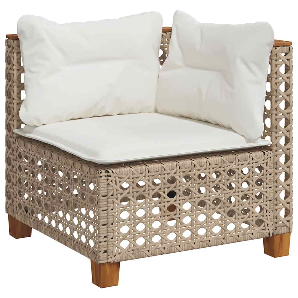 Sofasæt Til Haven 7 Dele Med Hynder Polyrattan - Billede 3
