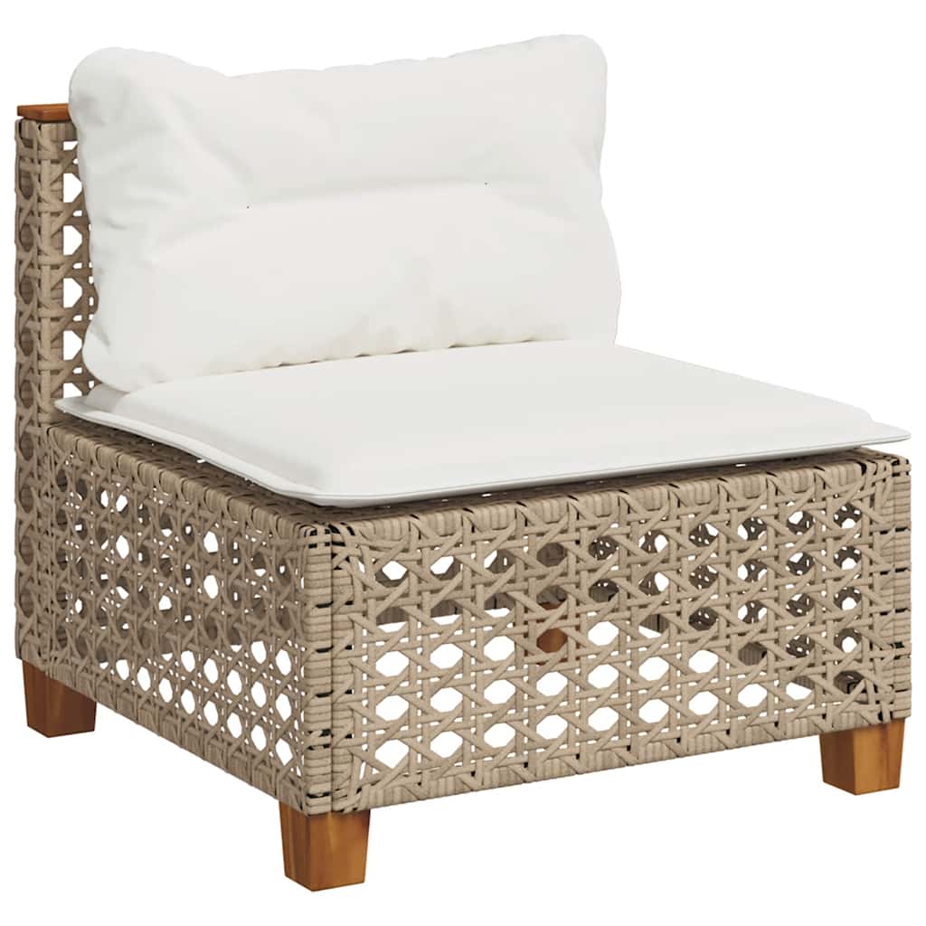 Sofasæt Til Haven 7 Dele Med Hynder Polyrattan - Billede 4