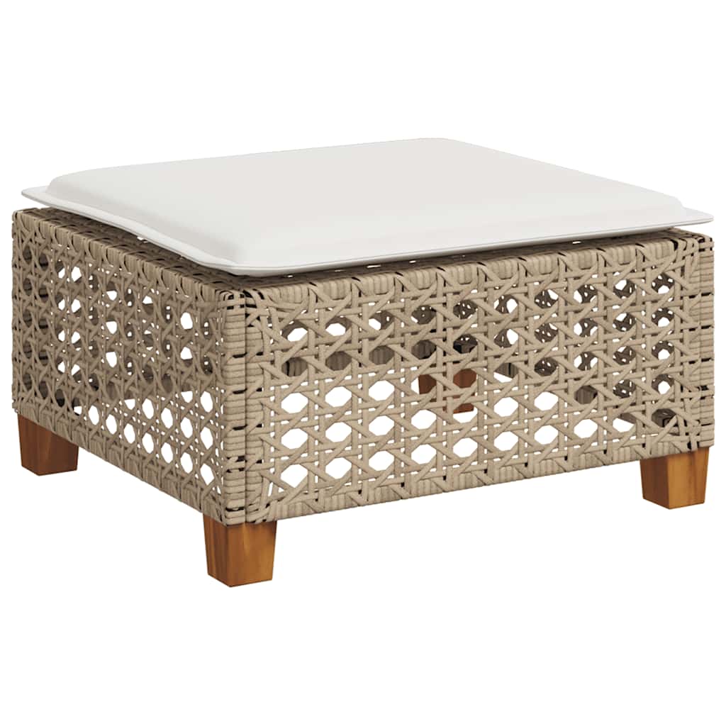 Sofasæt Til Haven 7 Dele Med Hynder Polyrattan - Billede 5