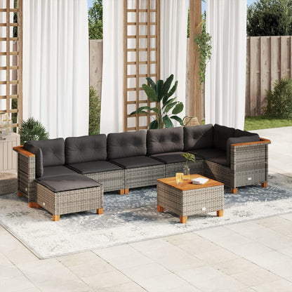 Sofasæt Til Haven 8 Dele Med Hynder Polyrattan - Variant 3261930