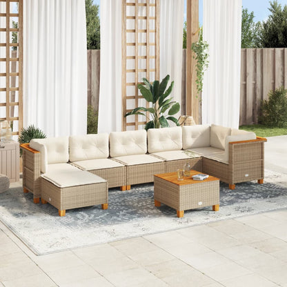 Sofasæt Til Haven 8 Dele Med Hynder Polyrattan - Variant 3261931