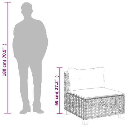 Sofasæt Til Haven 8 Dele Med Hynder Polyrattan - Billede 11