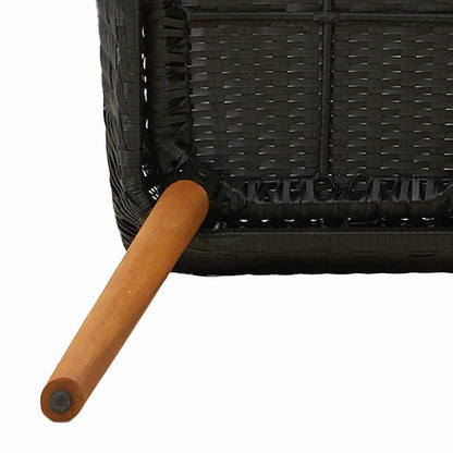 Have Spisebordssæt Med Pude 3 Dele Polyrattan - Billede 9