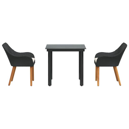 Have Spisebordssæt Med Pude 3 Dele Polyrattan - Billede 7