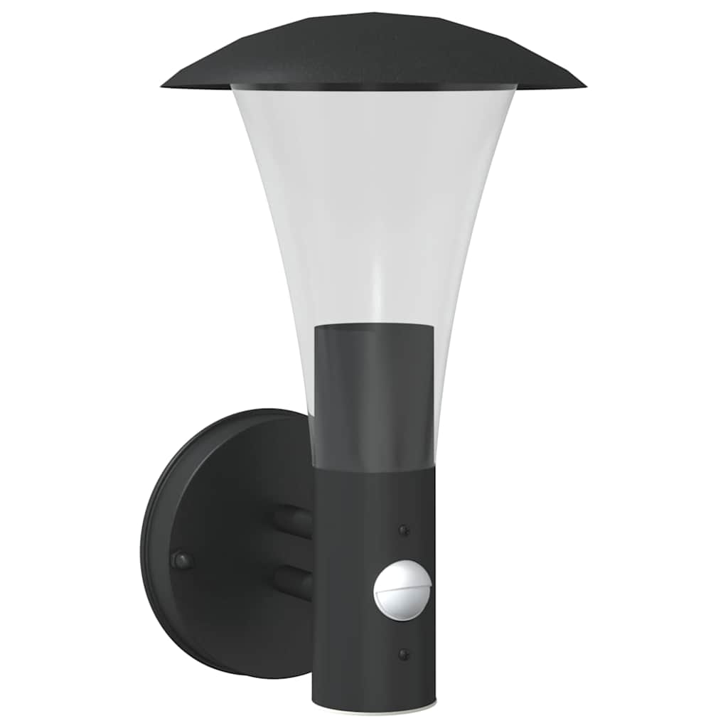 Udendørs Væglampe Med Sensor Stål - Billede 2
