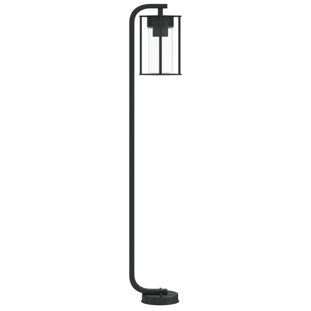 Udendørs Standerlampe Rustfrit Stål Sort