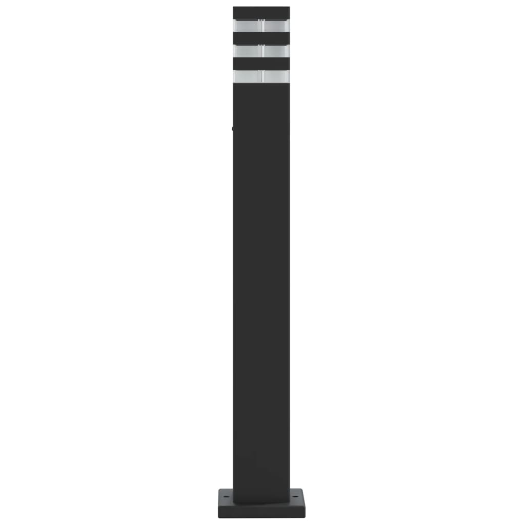 Udendørs Standerlamper Aluminium Sort - Billede 5