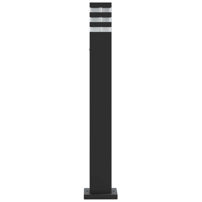 Udendørs Standerlamper Aluminium Sort - Billede 5