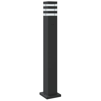 Udendørs Standerlamper Aluminium Sort - Billede 6