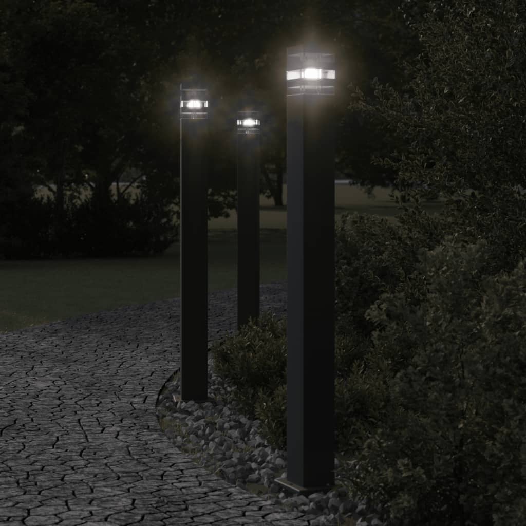 Udendørs Standerlamper Aluminium Sort - Variant 4006398