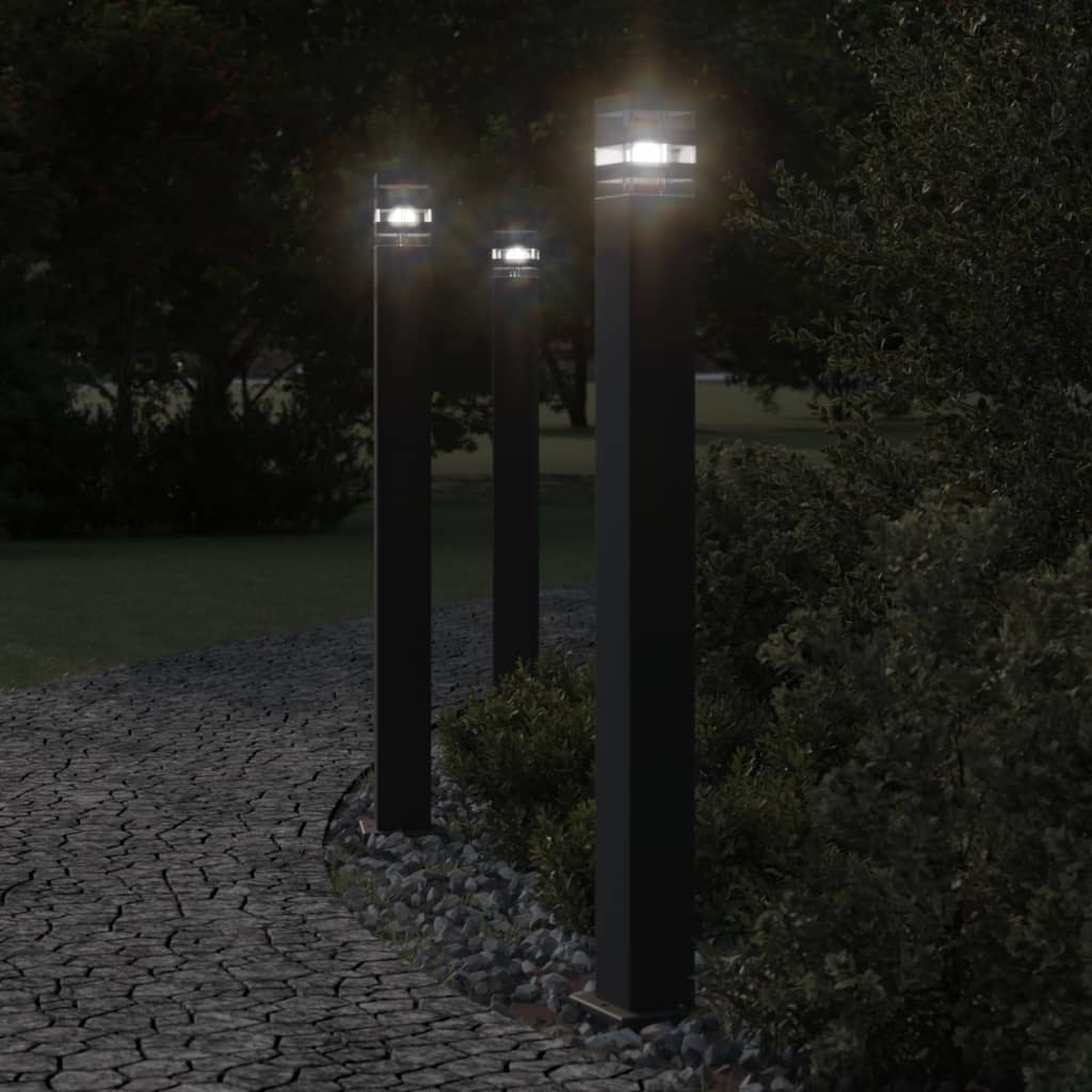 Udendørs Standerlamper Aluminium Sort - Variant 4006403