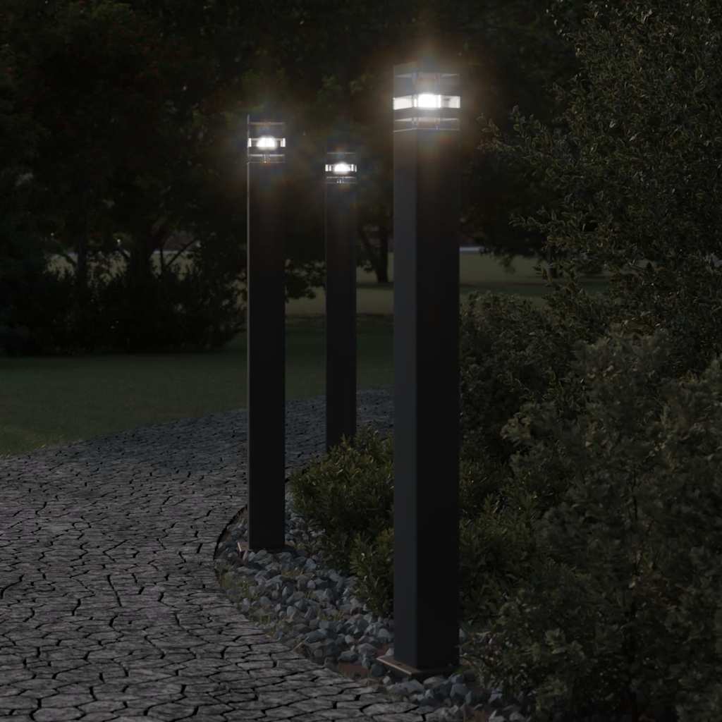 Udendørs Standerlamper Aluminium Sort - Variant 4006404