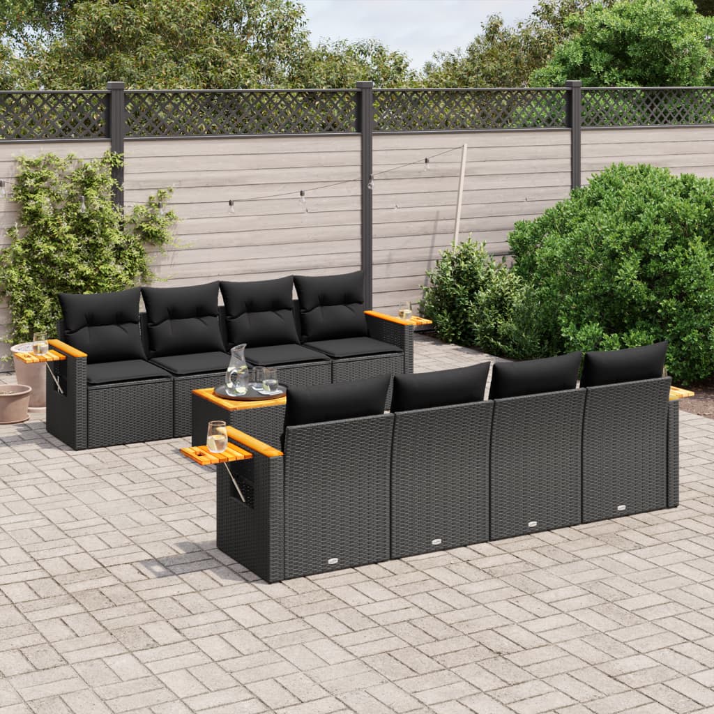 Sofasæt Til Haven 9 Dele Med Hynder Polyrattan - Variant 3259059