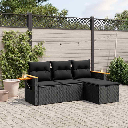 Sofasæt Til Haven 4 Dele Med Hynder Polyrattan - Variant 3259143