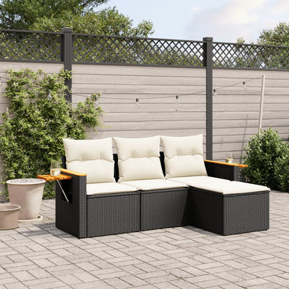 Sofasæt Til Haven 4 Dele Med Hynder Polyrattan - Variant 3259144