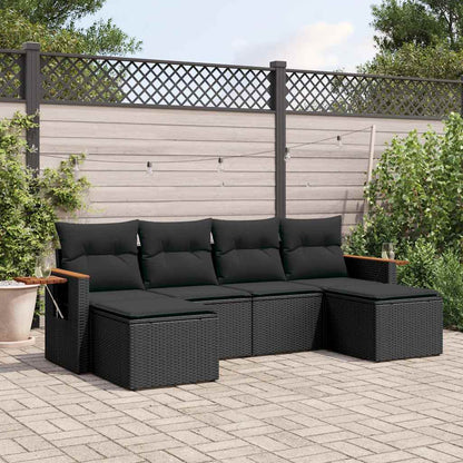 Sofasæt Til Haven 6 Dele Med Hynder Polyrattan - Variant 3259458