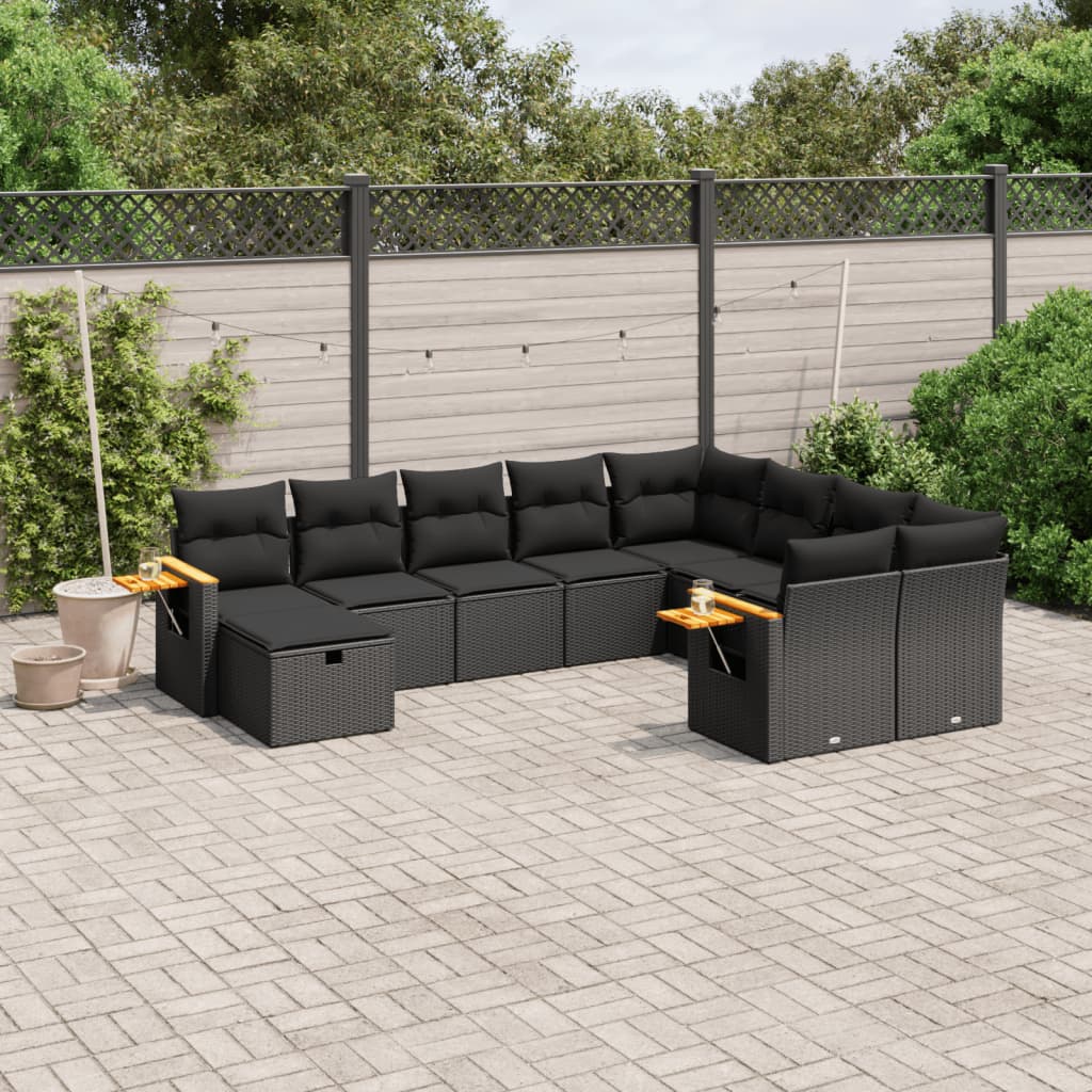 Sofasæt Til Haven 10 Dele Med Hynder Polyrattan - Variant 3259556