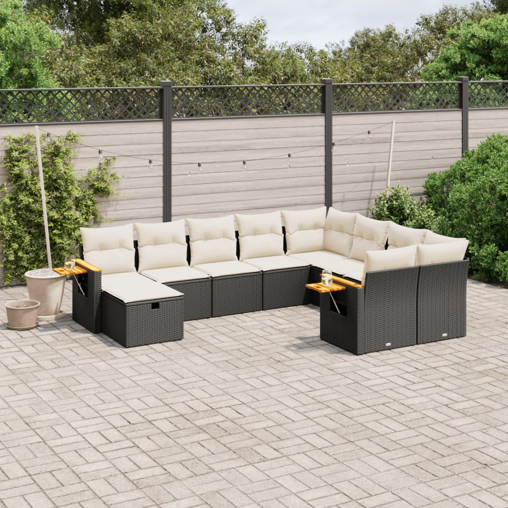 Sofasæt Til Haven 10 Dele Med Hynder Polyrattan - Variant 3259557
