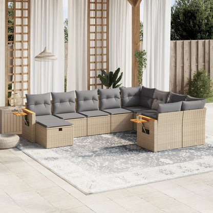 Sofasæt Til Haven 10 Dele Med Hynder Polyrattan - Variant 3259560