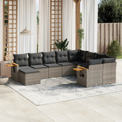 Sofasæt Til Haven 10 Dele Med Hynder Polyrattan - Variant 3259561