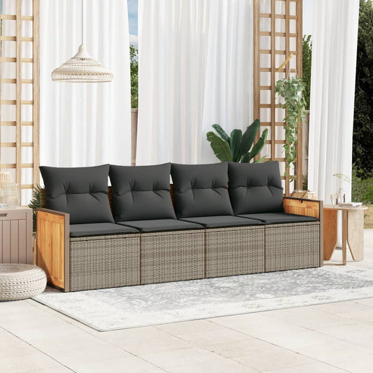 Sofasæt Til Haven 4 Dele Med Hynder Polyrattan