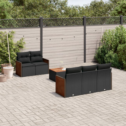 Sofasæt Til Haven 6 Dele Med Hynder Polyrattan - Variant 3259864