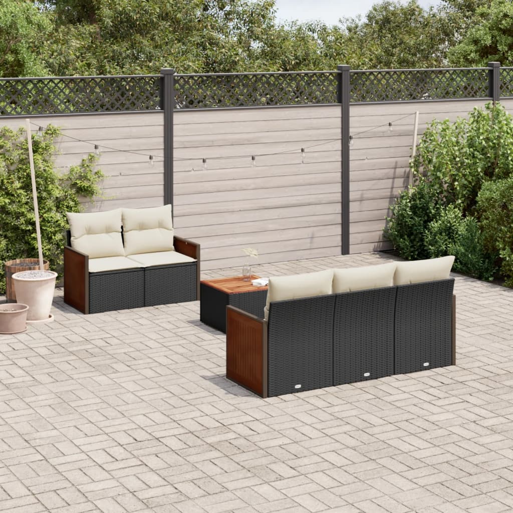 Sofasæt Til Haven 6 Dele Med Hynder Polyrattan - Variant 3259865