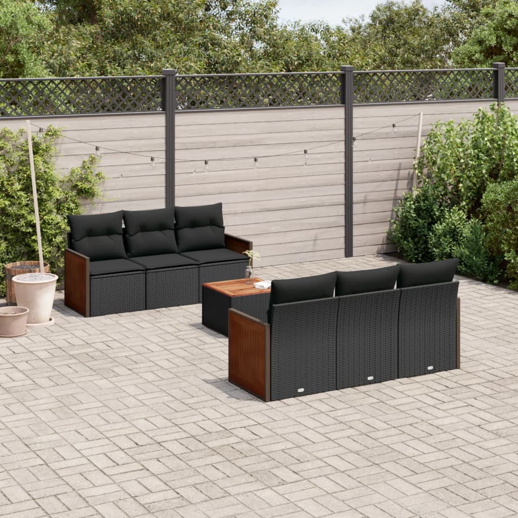Sofasæt Til Haven 7 Dele Med Hynder Polyrattan - Variant 3259871