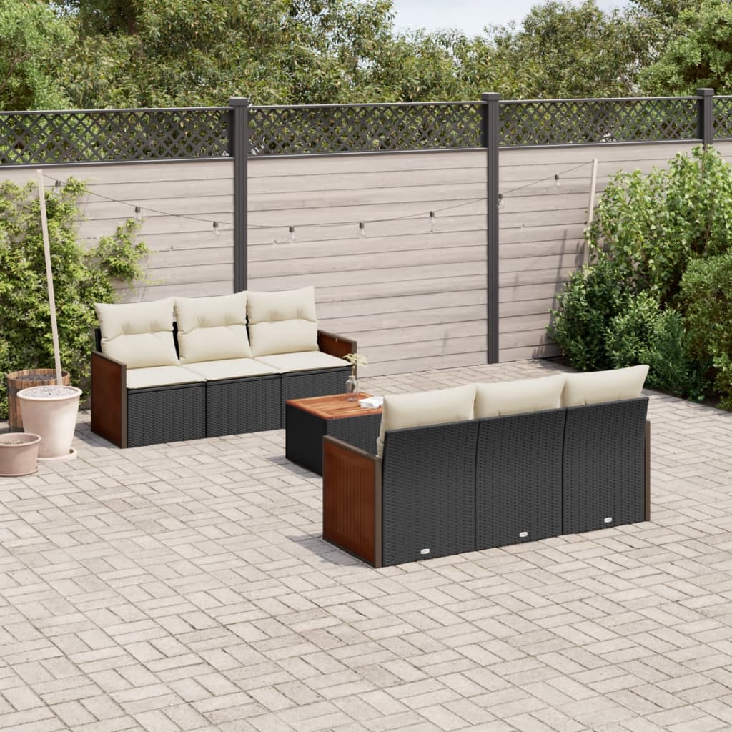 Sofasæt Til Haven 7 Dele Med Hynder Polyrattan - Variant 3259872