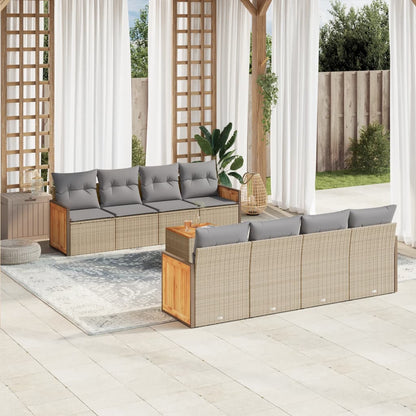 Sofasæt Til Haven 9 Dele Med Hynder Polyrattan - Variant 3259903