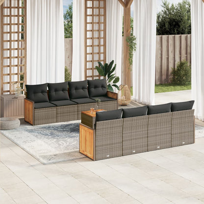 Sofasæt Til Haven 9 Dele Med Hynder Polyrattan - Variant 3259904