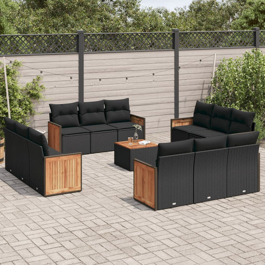 Sofasæt Til Haven 13 Dele Med Hynder Polyrattan