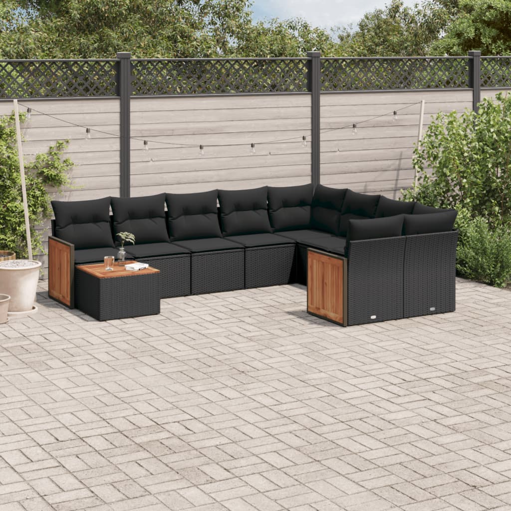 Sofasæt Til Haven 10 Dele Med Hynder Polyrattan - Variant 3260396